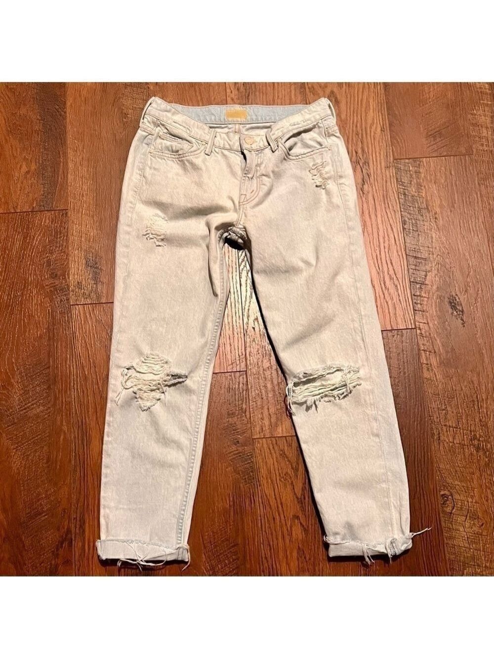 MOTHER The Dropout Fray jeans. Size 25